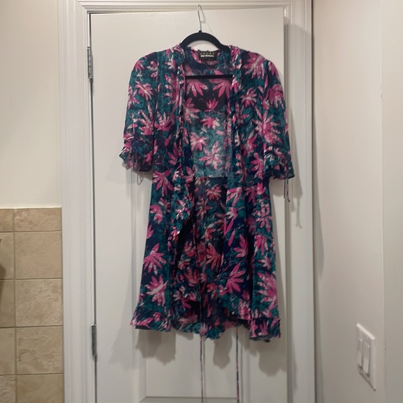 The kooples Hawaiian printed dress size S - Picture 5 of 13